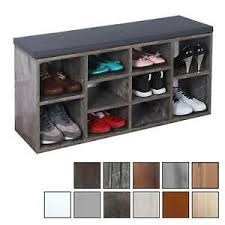 Weitere ideen zu schuhregal, regal, esszimmer dekor ideen. Ricoo Sitzbank Schuhregal Fur 10 Paar Schuhe Schuhschrank Modern Grau Wm033 Cf A Ebay