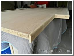 I know the general problem with plywood for a dining table is the thin face veneer (and need for quality, voidless plywood). Diary Of A Laundry Powder Room The Reveal Plywood Kitchen Plywood Countertop Countertops