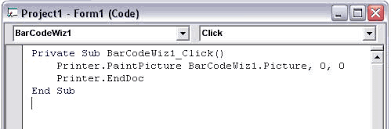 Barcodes In Ms Vb6 Barcodewiz