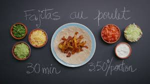 Fajitas Au Poulet Recette Fajitas Poulet Cuisine Futee Poulet