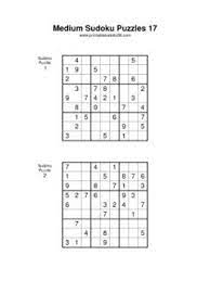 You want to start with the easy ones, but if you're an expert, you can skip to the extra hard puzzles. Medium Sudoku Puzzles 17 Printable Sudoku Medium Sudoku Puzzles 17 Printable Sudoku Pdf Pdf4pro
