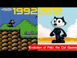 With his strong black body, huge eyes, and broad smile, felix was instantly recognizable. Evolution Of Felix The Cat Games 1992 2012 Youtube