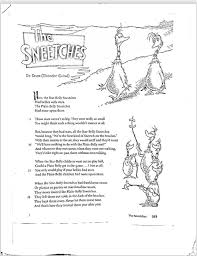 Suess's the sneetches and will have a discussion about the themes from the story. The Sneetches Dr Seuss Theodor Gelsel Ow The Star Belly Snectches Had Bellies With Stars The