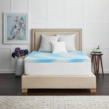 Generally between 2 and 4 inches thick, they mostly come in memory foam you can also try citrusy cleaning products to get rid of the smell. Sealy Full Sealychill 3 Memory Foam Mattress Topper With Cover Target
