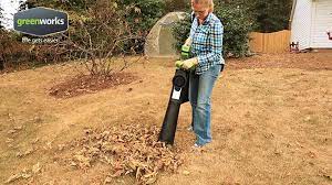 Greenworks 40v 185 Mph Variable Speed Cordless Blower Vacuum 4 0 Ah Battery Included 24322 Greenworks Garden Power Tools Vacuum