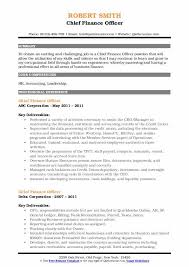 The post is based in the rainforest foundation's north london office. Chief Finance Officer Resume Samples Qwikresume