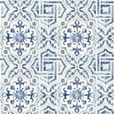 Our talented team will walk you through our stylish & unique kitchen showroom. Chesapeake Sonoma Blue Spanish Tile Paper Pre Pasted Wallpaper Roll Covers 56 4 Sq Ft 3117 12332 The Home Depot