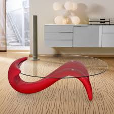 Coffee Table In 2020 Glass Coffee Table Coffee Table Red Decor