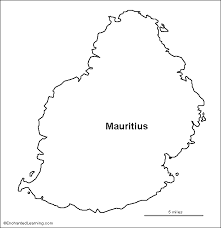 Where is mauritius located on the world map? Outline Map Mauritius Enchantedlearning Com