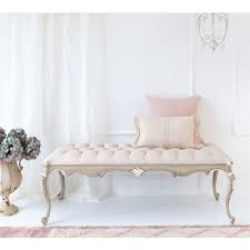 Amour Buttoned Bench Fawn And Ivory Bedroom Seating In 2020 Bedroom Seating Ivory Bedroom Matching Furniture