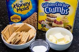 Graham cracker crumbs are made from crushed graham crackers. Graham Cracker Crust Easy Crust For Pies No Bake Pies Cheesecakes Bake It With Love