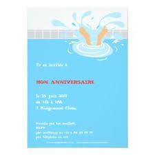 invitation de reception au bord de la piscine de carte invitation anniversaire invitation anniversaire invitation