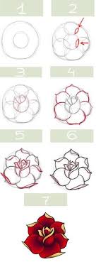 Simple Roses By Zuhal Simsek2 Lakaran Kraf Pensel
