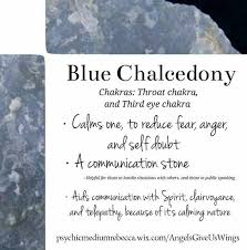 Blue Chalcedony Crystals Healing Properties Crystal Therapy Chalcedony Crystal