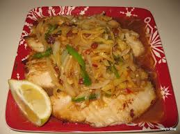 Fried Tilapia With Ginger And Salty Soy Bean Trey Chean Jurn Fried Tilapia Ginger Recipes Cambodian Food