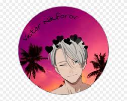 He kissed yuri in 7 episode. Victor Victornikiforov Nikiforov Yuri Onice Yoi Painting Hd Png Download 601x588 3372068 Pngfind