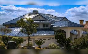 San francisco with a blue roof absolutely love the blue tiled roof and the deep red wooden cladding. Oriental Japanese Mca Tile