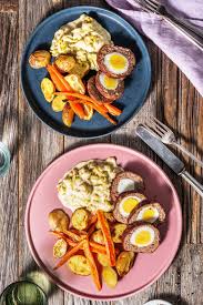 Falscher Hase Mit Ei Gefullter Hackbraten Rezept Hellofresh Rezept Hackbraten Schnelles Gesundes Abendessen Rezepte