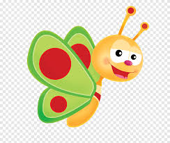 View and print full size. Yellow Red And Green Butterfly Illustration Babytv Television Channel Fox International Channels Television Show Child Television Child Png Pngegg