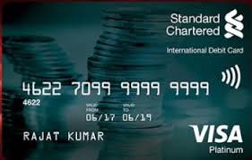 Examples include online purchases, car rentals, and hotel and airline reservations, among other things. Standard Chartered Bank Debit Card Best Debit Cards 2020 Fincash Com
