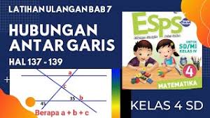 Misalnya garis berimpit bentuk garis dan sebagainya. Kelas 4 Sd Bab 7 Latihan Soal Hubungan Antargaris Youtube