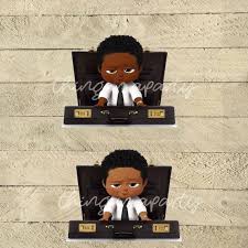 Black Boss Baby Boy Images Brief Case Boy African American Business Baby Babies Of Color Set Afro Hair Clipart Instant Download Boss Baby Birthday Themes Boss Baby Baby Birthday Shirts