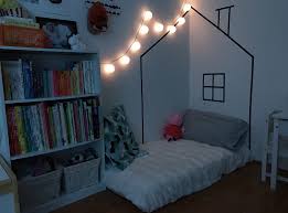 Montessori Illuminated Night Light Washi Tape House Toddler Bedroom Peppa Pig Library Bookcase Interi Wood Bedroom Sets Queen Sized Bedroom Sets Bedroom Design