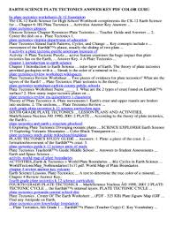 You may click specific concept within subject category to view all the worksheets related to the. Plate Tectonics Worksheet Answer Key Fill Online Printable Fillable Blank Pdffiller
