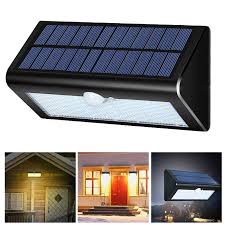 38 Led 3 Lighting Modes Solar Powered Pir Motion Sensor Waterproof Outdoor Garden Wall Light 86014150 Buy At The Price Of 25 99 In Tmart Com Imall Com