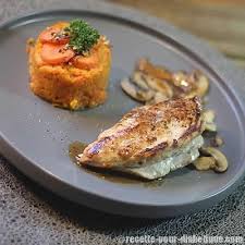 Supreme De Pintade Et Son Ecrase Patates Douces Carottes Recette En 2020 Supreme De Pintade Recettes De Cuisine Pintade Recette