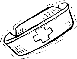 Nurse S Hat Coloring Page Color Book Coloring Books Coloring Pages Halloween Coloring Book