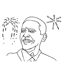 You can print or color them online at. Barack Obama And Firework Background Coloring Page Kids Play Color