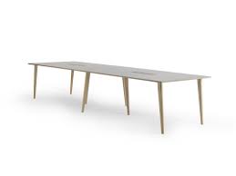 Sarek 360 Dt Table By Lundbergs Mobler With Desktop Linoneum Table Top And Databox Lundbergsmobler Swedishdesign Contra Interieurarchitectuur Scandinavisch