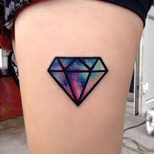 A red diamond tattoo design: 21 Expertly Executed Diamond Tattoos Tattooblend