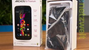 Unboxing Archos 50 Titanium