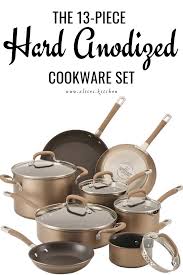 The Circulon Premier Professional 13 Piece Hard Anodized Cookware Set Hard Anodized Cookware Induction Cookware Cookware Set