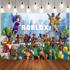 How to change your roblox background/theme! Roblox Backdrop Birthday Set Party Background Poster Cartoon Theme Colorful Happy Birthday Party Banner Decorations Supplies Newborn Shopee Philippines