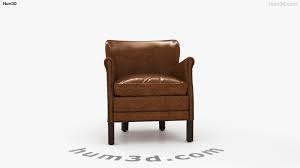 Rarely used and in excellent condition. 360 View Of Restoration Hardware Professor 27s Leather Chair With Nailheads 3d Model Hum3d Store