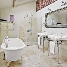 They are deeply personal living spaces where you can soak in nature, spend time with your significant other or even relax with a glass of wine and a good book. Neutral Period Bathroom Ideal Home Classic Bathroom Bathroom Design Amazing Bathrooms