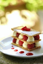 Millefeuille Framboise Et Vanille Recette Recette Recette Dessert Patisserie