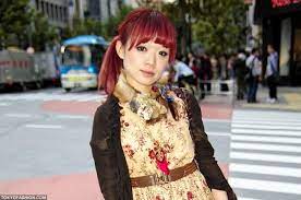 Stylish Japanese Girl With Red Hair In Shibuya Girls With Red Hair Red Orange Hair Japanese Girl