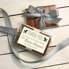 Mini Chocolate Bar Baby Shower Favour By Quirky Chocolate Notonthehighstreet Com