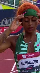 2024 Olympic Silver Medalist Sha’Carri Richardson shares in an interview  with Vogue how she maintains grace and confidence in front of the world;  without conforming! Be-YOU-tiful 🩵🙂‍↕️✨#olympics2024