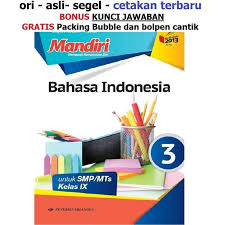 Kumpulan soal bahasa indonesia smp kelas 9 beserta kunci jawaban.soal uas bahasa kelas 6 beserta kunci jawaban. Jual Buku Smp Kelas 3 Buku Mandiri Erlangga Bahasa Indonesia Kelas 9 Smp Jakarta Barat Hasnapadmasari Tokopedia