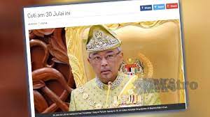 Hari ini kerajaan telah memutuskan hari pertabalan seri paduka baginda yang dipertuan agong xvi adalah pada 30 julai 2019, selasa, sebagai cuti umum seluruh negara. 30 Julai Cuti Umum Swasta Juga