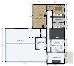 Floorplanner is the easiest way to create floor plans. Studio Floor Plan View 2 Mietstudio Munchen Showroom Workspace Meeting Location Schalterhalle
