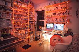 Halloween Desk Otaku Desk Figurecollection Halloween Anime Room Otaku Room Cute Room Ideas Kawaii Room