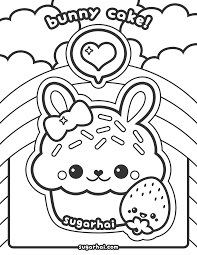 They can also add backgrounds or other ornaments with these free printable unicorn coloring pages online. Printable Unicorn Cupcake Coloring Pages Crazypurplemama
