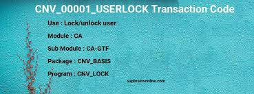 Lock & unlock sap user(s) via oracle sql · lock user using oracle sql. Cnv 00001 Userlock Sap Tcode For Lock Unlock User