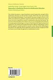 The example dissertation methodologies below were written by students to help you with your own studies. Approaches To Qualitative Research In M Examples Of Methodology And Methods Bikner Ahsbahs Ange Amazon Se Books